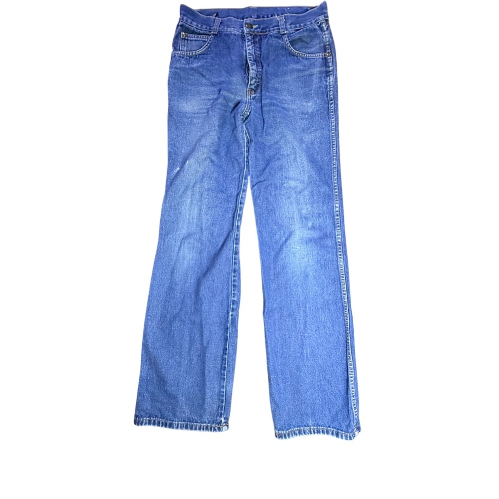 JCPenney HIS HERS Denim Jeans Blue Size‎ 12 32x34 Vintage Cotton Classic